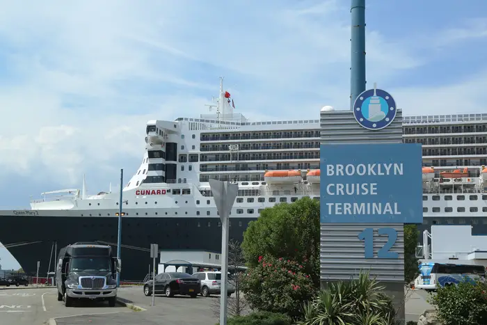 A photo of the Brooklyn cruise terminal.